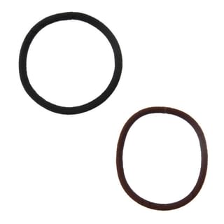 Hair Rubber Band Wide Black - 1 pc