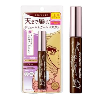 ISEHAN - Kiss Me Heroine Make Prime Volume & Curl Mascara Super Waterproof 02 Brown