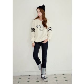 DEEPNY Leopard Print Pullover