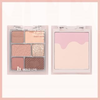Hold Live - 2 In 1 Eyeshadow & Blusher Palette - H03 #H03 - 7.5G + 8.5G