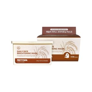 Pretty Skin - Daily Rice Brightening Mask 30 Sheets