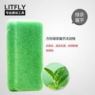 Litfly Natural Konjac Sponge (Green Tea) 1 pc