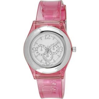 Collezio Jelly Strap Watch Pink - One Size