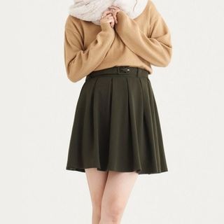 Reine A-Line Skirt with Belt