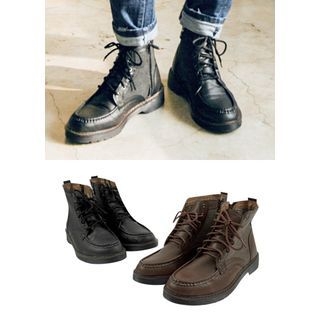 JOGUNSHOP Lace-Up Ankle Boots