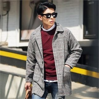 Superstar.i Raglan-Sleeve Single-Breasted Coat