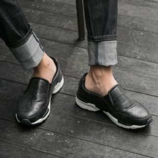 ABOKI Faux-Leather Slip-ons