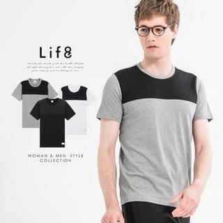 Life 8 Color-Block T-Shirt