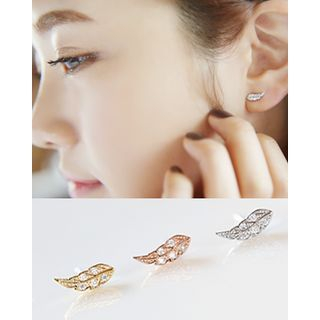 Miss21 Korea Leaf Stud Earrings