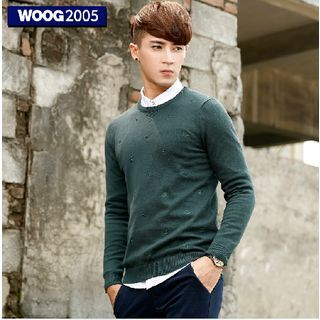 WOOG Embroidered Knit Pullover