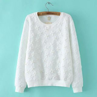 Ainvyi Embellished Flower Pullover