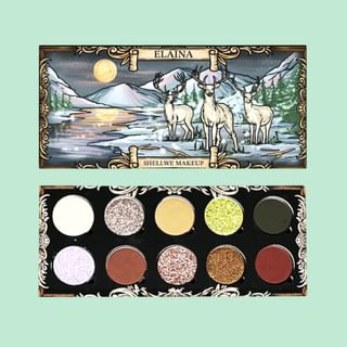 Shellwe Makeup - 10 Colors Elaina Chameleon Eyeshadow Palette #Elaina - 10G (Exp. 10/5/2027)