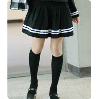 Sailor Mini Skirt Black / One Size