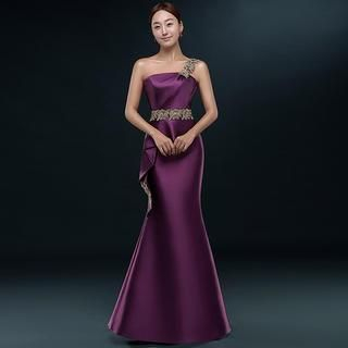 Royal Style Off-Shoulder Mermaid Evening Gown