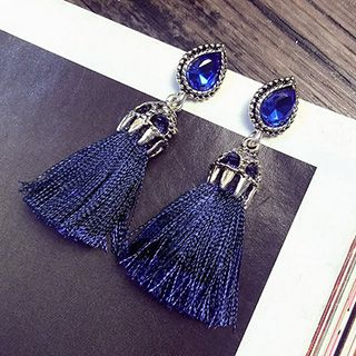 EPOQ Crystal Tasseled Earrings