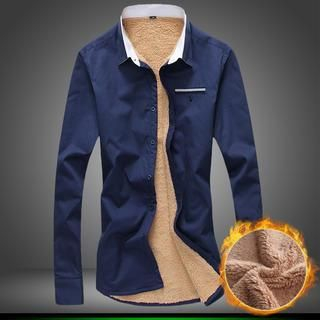 Alvicio Long-Sleeve Fleece-Lined Shirt