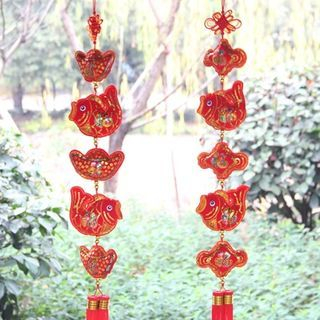 Luck Totem Lunar New Year Tasseled Hanging Ornament