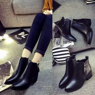 Chryse Side-Zip Ankle Boots