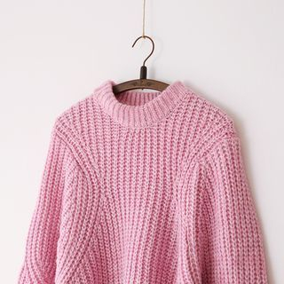 Bonbon Cable Knit Sweater