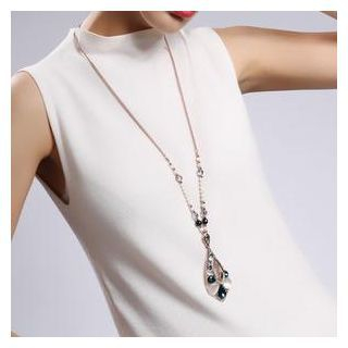 Dara Jewelled Dangle Necklace