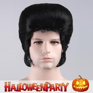 Party Wigs HalloweenPartyOnline - Elvis King II Black - One Size