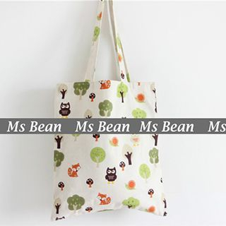 Ms Bean Animal Print Shopper Bag