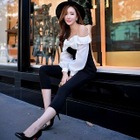 Puff-Sleeve Jumpsuit от YesStyle.com INT Puff-Sleeve Jumpsuit от YesStyle.com INT