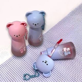 Gege Bear - Cute Bear Soft Mist Lip Mud - 6 Colors #04 Tomato Red - 3.5G