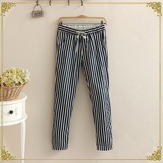 TOJI Straight-Leg Striped Pants