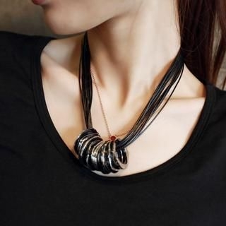 Ticoo Multi-Ring Necklace