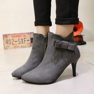 IYATO Pointy High Heel Ankle Boots