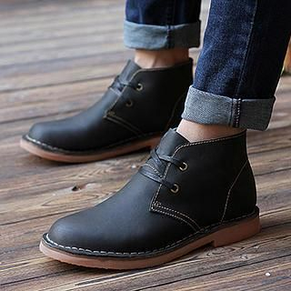 Preppy Boys Ankle Boots