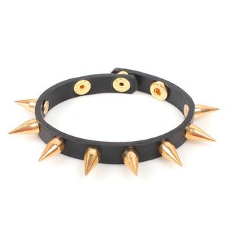 KINNO Genuine Leather Studded Bracelet