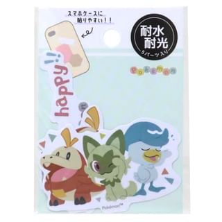 Pokemon Deco Sticker (Nyahoja) One Size