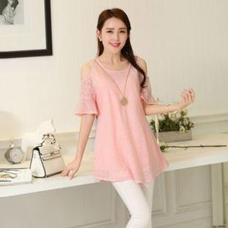 AiSun Lace A-Line Tunic