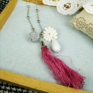 MyLittleThing Romantic Violet Floral Necklace