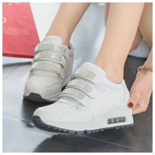 BAYO Glitter Velcro Sneakers