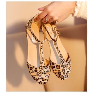 BAYO Leopard Print Sandals