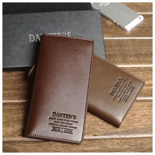 DANTEN S Faux Leather Long Wallet