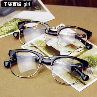 MOL Girl Vintage Half-Frame Couple Glasses