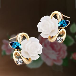 Dara Rose Stud Earrings