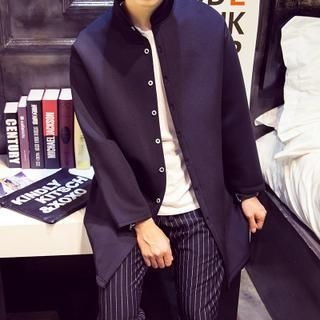 Bay Go Mall Stand-collar Long Jacket