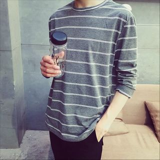 Soulcity Long-Sleeve Striped T-Shirt