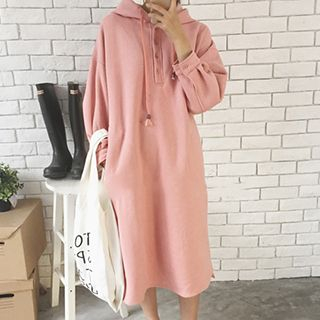 Eva Fashion Lantern Sleeve Drawstring Long Pullover