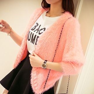 Cotton Candy Furry Knit Jacket