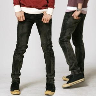 ... of Manual Frayed Slim-Fit Jeans 1021620243 (Manual, Mens Pants, Korea