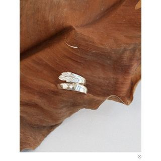 PINKROCKET Leaf Silver Ring