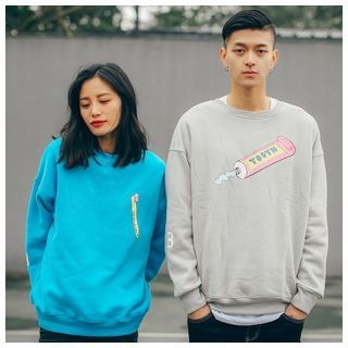 Simpair Toothbrush Couple Pullover
