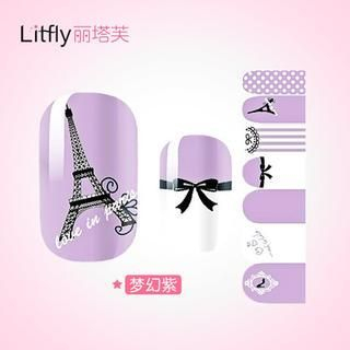 Litfly Nail Sticker (K1050) 1 pc (14 stickers)