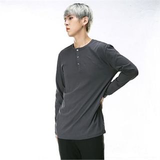 THE COVER Long-Sleeve Henley